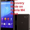 How to Boot Sony Xperia M4 Aqua in Recovery Mode