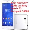 How to Boot Sony Xperia Z3 Compact D5803 in Recovery Mode