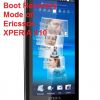 How to Boot Sony Ericsson XPERIA X10 in Recovery Mode