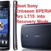 How to Boot Sony Ericsson XPERIA Arc LT15 in Recovery Mode