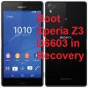 How to Boot Sony Xperia Z3 D6603 in Recovery Mode