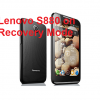 Boot or Enter Recovery Mode on Lenovo S880