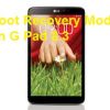 How to Boot Recovery Mode on LG G Pad 8.3