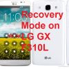 How to Boot Recovery Mode on LG GX F310L