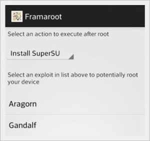 Framaroot-gandalf