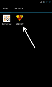 Framaroot-SuperSU-app-drawer