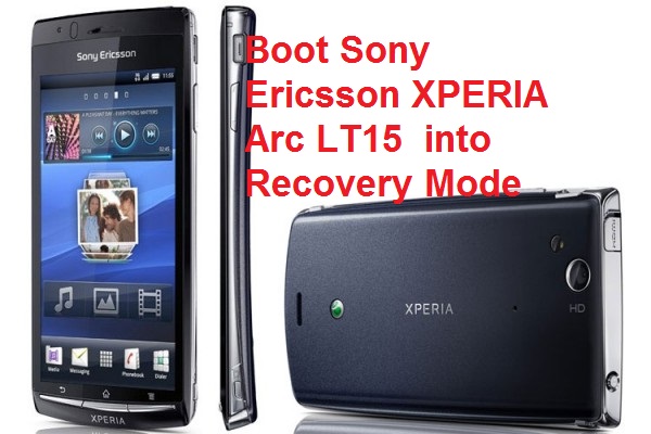 Ericsson XPERIA Arc LT15-boot-into-recovery