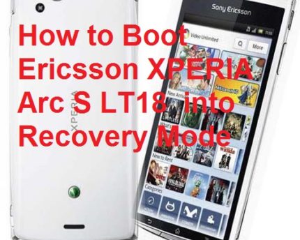 Ericsson XPERIA Arc S LT18-reboot-to-recovery-mode.