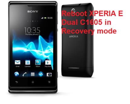 XPERIA E Dual C1605-recoveey-mode