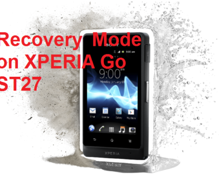 XPERIA Go ST27-recovery-mode