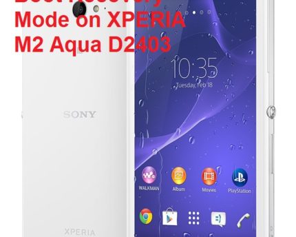 XPERIA M2 Aqua D2403-recovery-mode