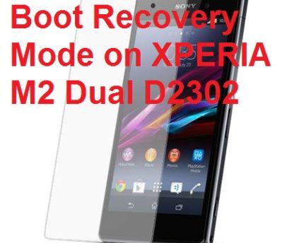 XPERIA M2 Dual D2302-recovery-mode