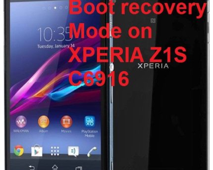 XPERIA Z1S C6916-recovery-mode
