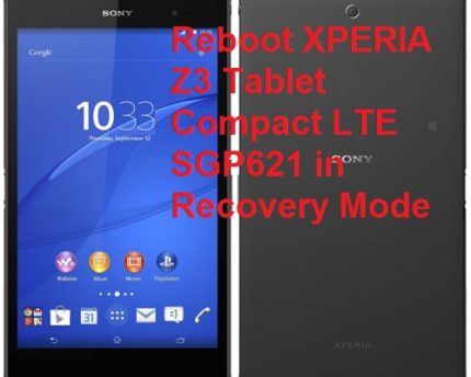 XPERIA Z3 Tablet Compact LTE SGP621-how-to-recvoery
