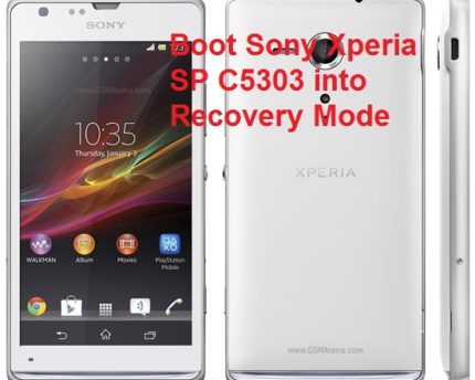 Xperia SP C5303 boot recovery mode