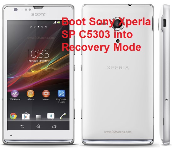 Xperia SP C5303 boot recovery mode