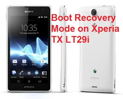 Xperia TX LT29i-recovery-mode