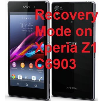 Xperia Z1 C6903-recovery-mode