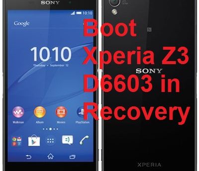 Xperia Z3 D6603-recovery-mode